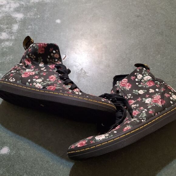 Dr Martens Hackney floral canvas boots sz 6 - Picture 3 of 5